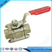 JW-LOK 2 &quot;Inch Stainless 316 3 Piece BSP Ball Valve